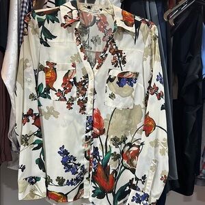 Express Multicolor Floral Blouse